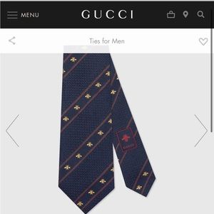 Men’s Gucci Silk tie